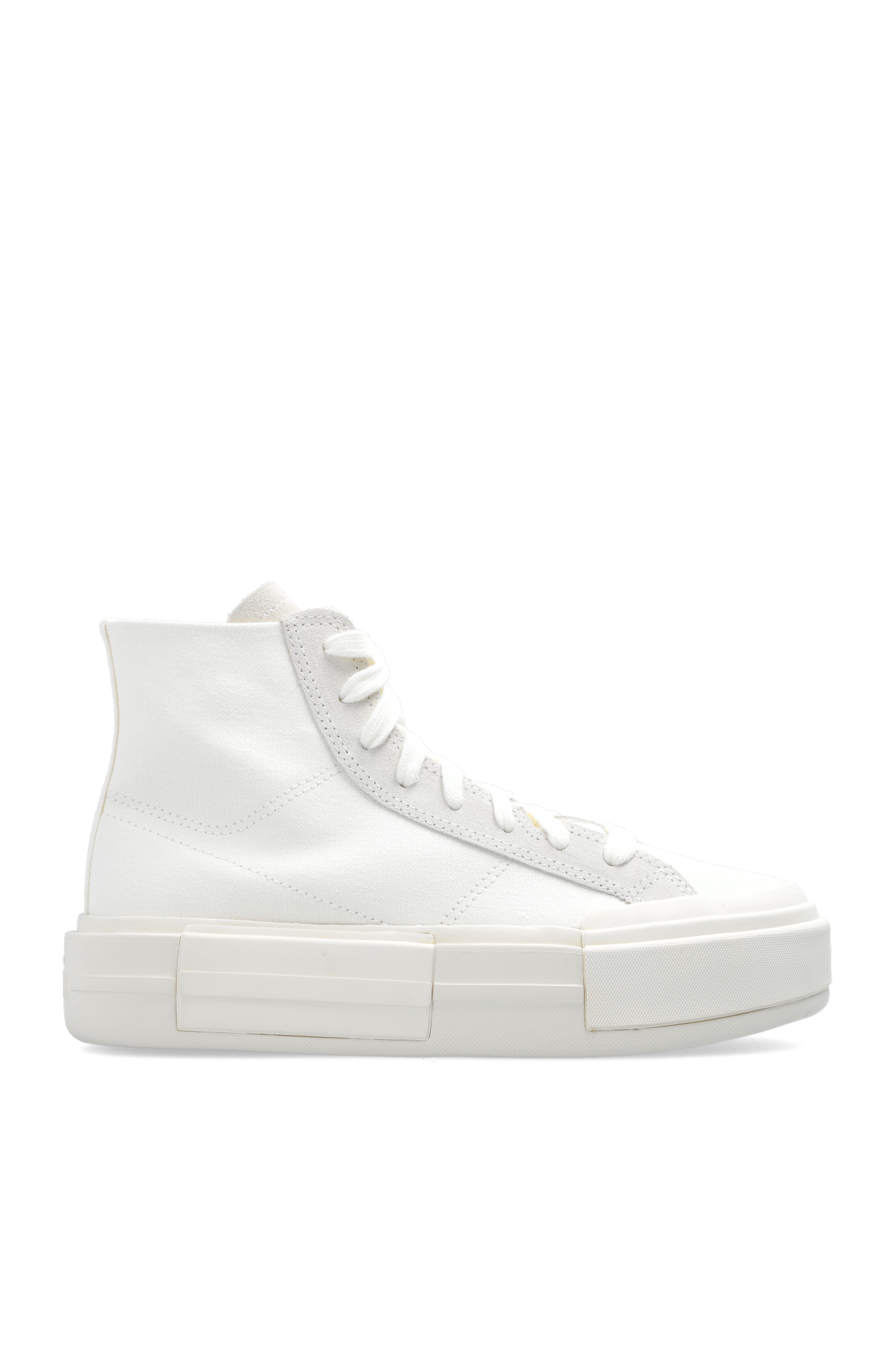 Cream leather on sale converse high tops